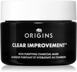 Origins Clear Improvement® Rich Purifying Charcoal Mask tisztító maszk aktív szénnel 30 ml