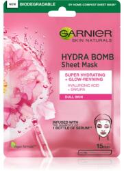 Garnier Textil Masks Hydra Bomb arcmaszk bőrvilágosító hatással 28 g