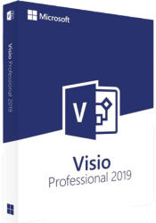 Microsoft Visio Professional 2019 (5 eszköz) (Online aktiválás) (Elektronikus licenc) (D87-07466)