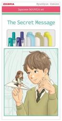 Zebra Írószer készlet, ZEBRA "Manga Set, The secret message", 5 darabos (TZ56534) - primatinta