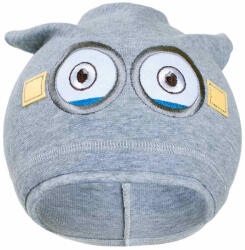 NEW BABY Gyerek őszi sapka New Baby mimon szürke - pindurka