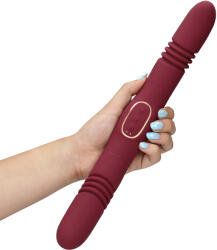 Loveline Double-Sided Thrusting Vibrator Merlot Grape Vibrator