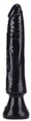 Get Real Dildo Anal pentru Incepatoare 15 cm Negru Membrul cu Textura Imbunatateste Stimularea