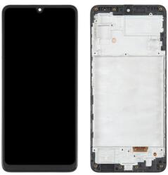  GH82-26866A Samsung Galaxy M22 OLED kijelző érintővel fekete kerettel előlap (GH82-26866A)