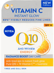 Nivea Q10 Energy energetizáló ránctalanító nappali arckrém SPF 15 50 ml