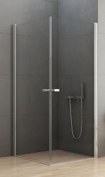 NEW TRENDY New Soleo zuhanykabin 100x80 cm négyszögletes króm fényes/átlátszó üveg D-0140A/D-0142A (D0140A/D0142A)