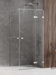 NEW TRENDY Avexa zuhanykabin 110x90 cm négyszögletes króm fényes/átlátszó üveg EXK-2423 (EXK2423)