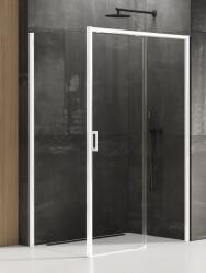 NEW TRENDY Prime White zuhanykabin 100x80 cm négyszögletes fehér matt/átlátszó üveg D-0401A/D-0219B (D0401A/D0219B)