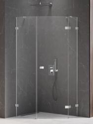 NEW TRENDY Avexa zuhanykabin 100x80 cm króm fényes/átlátszó üveg EXK-3892 (EXK3892)