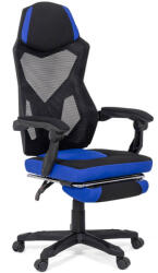 Chairs ON Scaun gaming cu suport de picioare OFF 304 albastru