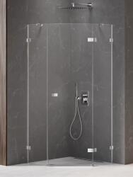NEW TRENDY Avexa zuhanykabin 90x90 cm króm fényes/átlátszó üveg EXK-3887 (EXK3887)