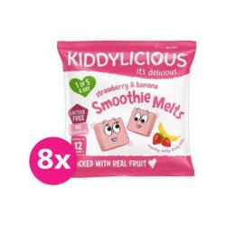 Kiddylicious 8x KIDDYLICIOUS Gyümölcs párna eperrel és banánnal