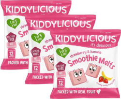Kiddylicious 3x KIDDYLICIOUS Gyümölcsös párna eperrel és banánnal