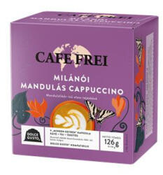 Cafe Frei Kávékapszula, Dolce Gusto kompatibilis, 9 db, CAFE FREI "Milánói mandulás cappuccino (KHK953)