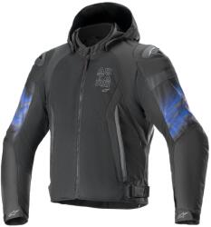 Alpinestars Jachetă Moto Impermeabilă Alpinestars Zaca Air Venom Negru/Albastru Fluo (AIM100-933)