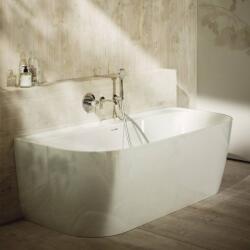 Laufen H2201170000001 MEDA Fürdőkád, hátfalhoz illeszkedő, 180x80 cm, Marbond kompozit anyagból (h2201170000001)