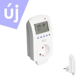 Falcon Falcon TMS Control univerzális konnektoros szobatermosztát belső hőmérséklet érzékelővel (16A) (HY02TP+) - e-futesbolt