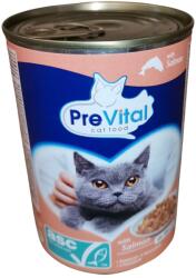 PreVital nedves állateledel felnőtt macskáknak - ASC lazac zselében 415 g - csui