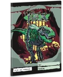 Ars Una Ars Una: T-Rex dinoszauruszos vonalas füzet A/5 (53623461) - jatekshop
