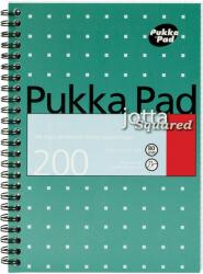 Pukka Pad Jotta spirálfüzet (A6, 200 oldalas, zöld pöttyös), vonalas (26007) (JM036)
