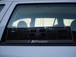 Bmw Karbon M Power Rendszámtábla E30, E34, E36, E46, E39, E60, E90, E70 Stb