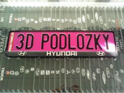 Hyundai 3d Rendszámtábla Tartó