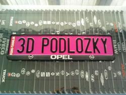  OPEL 3D rendszámtábla tartó , Rendszámtábla keret , Rendszámtáblatartó