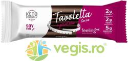 FEELINGOK Baton Proteic de Ciocolata Low-Carb, fara Zahar Adaugat 20g