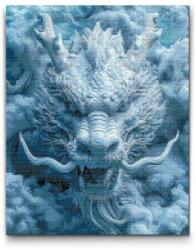  Gyémántszemes kirakó - Kínai sárkány Méret: 30x40cm, Keretezés: Műanyagtáblával, Gyémántok: Kerek