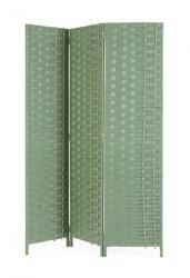 Bizzotto Paravan decorativ bambus hartie verde Jalila 135x6x180 cm (0721682)