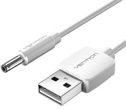 Vention CEXWD Fehér USB 2.0 - DC 3.5mm Hordó Jack 5V Hálózati Kábel (0, 5m) (CEXWD)