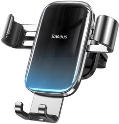 Baseus Glaze gravitációs autós tartó szellőzőrácshoz, alumínium (fekete) (SUYL-LG01)