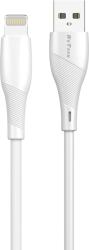DeTech Кабел за данни DeTech DE-44i3, Lightning, 3.0m, White - 40271 (DE-40271)