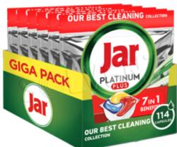Jar Mosogatógép tabletta Platinum Plus Yellow 114 db (6x19 db)
