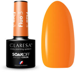 Claresa Oja semipermanenta Claresa, Soak Off, Fluo 3, 5g (18)