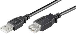 MicroConnect 213026896 MicroConnect USB2.0 Extensie AA 3m MF (USBAAF3B)