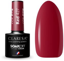 Claresa Oja semipermanenta Claresa, Soak Off, Red 427, 5 ml (18)