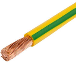  H07V-K 1x4 mm2 100m Mkh z/s sodrott vezeték (MKZ 1X4 ZÖLDSÁRGA) - haztartasibolt