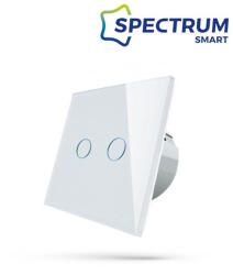 spectrumLED Smart 2 zónás/IP20 WiFi fehér kapcsoló (WOJ05416) - haztartasibolt