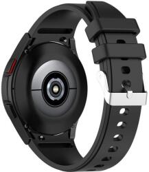 Mobilly szíj a Samsung Galaxy Watch4 és Watch4 Classic készülékhez, szilikon, fekete (558 DSJ-01-00S black)