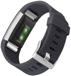 Mobilly szíj a Fitbit Charge 2 -hez, S méret, szilikon, fekete (62 DSC2-02-00F black S)