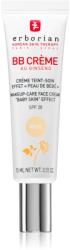 Erborian BB Cream tonizáló krém a bőr tökéletes külalakjáért SPF 20 kis csomagolás árnyalat Nude 15 ml