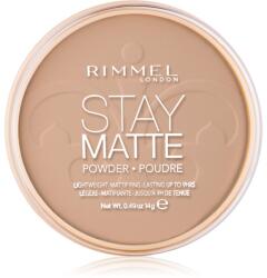 Rimmel Stay Matte púder árnyalat 010 Warm Honey 14 g