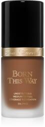 Too Faced Born This Way Flawless Coverage Natural Finish Foundation fedő hatású alapozó természetes hatásért árnyalat Maple 30 ml