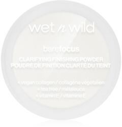 Wet n Wild BareFocus Clarifying Finishing Powder mattító púder árnyalat Translucent 6 g