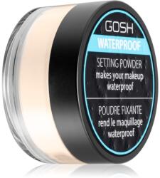 Gosh Copenhagen Waterproof Setting Powder fixáló púder vizálló hatással árnyalat 001 Transparent 7 g