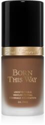 Too Faced Born This Way Flawless Coverage Natural Finish Foundation fedő hatású alapozó természetes hatásért árnyalat Chai 30 ml
