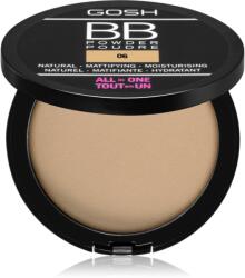 Gosh Copenhagen BB mattító púder árnyalat 06 Warm Beige 6.5 g