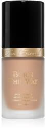 Too Faced Born This Way Flawless Coverage Natural Finish Foundation fedő hatású alapozó természetes hatásért árnyalat Porcelain 30 ml