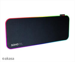 Akasa egérpad SOHO RXL, RGB gaming egérpad, 78x30cm, 4mm vastagságú (AK-MPD-07RB)